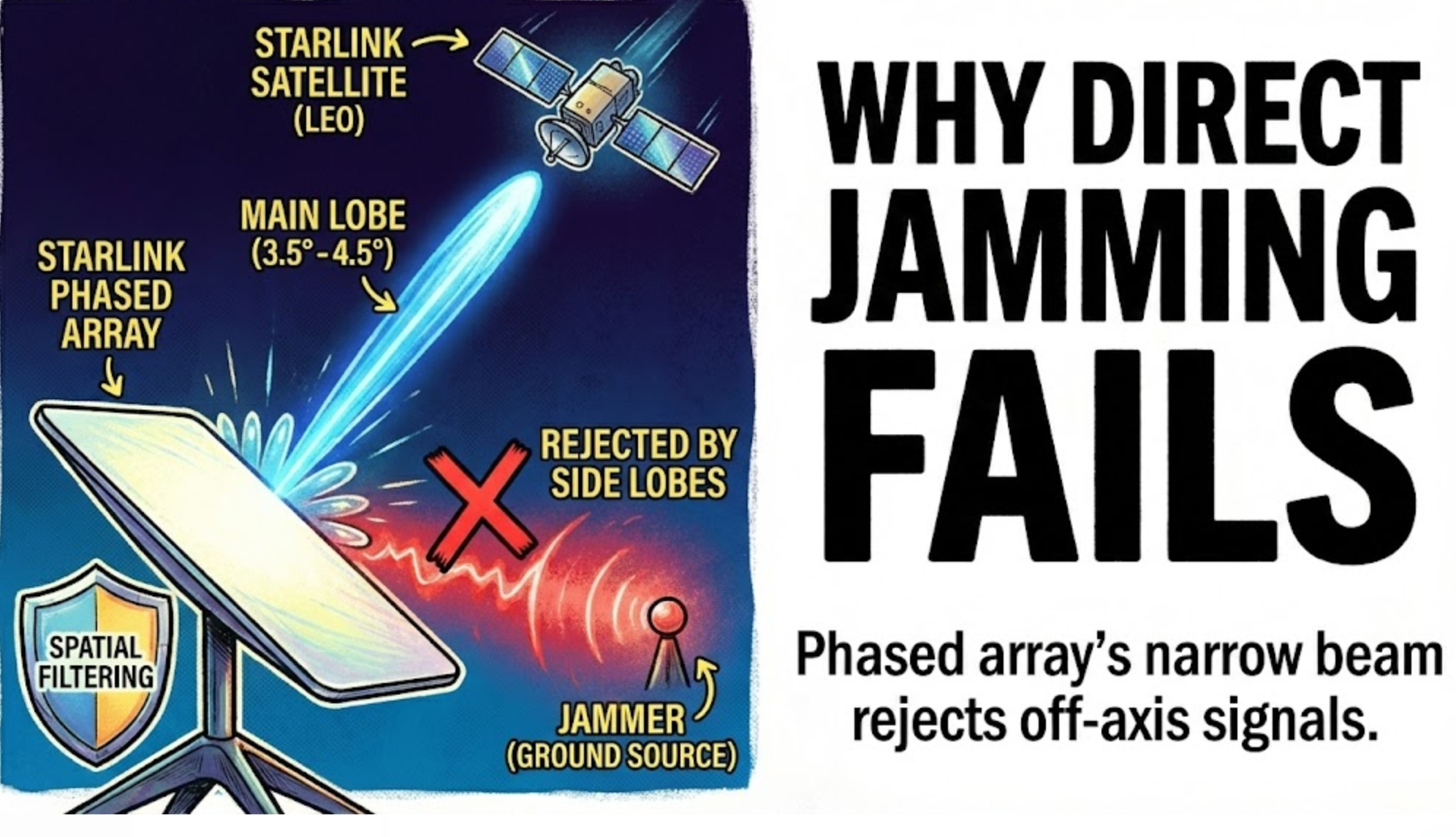 用低成本 GNSS 干扰机能否瘫痪星链卫星通信？