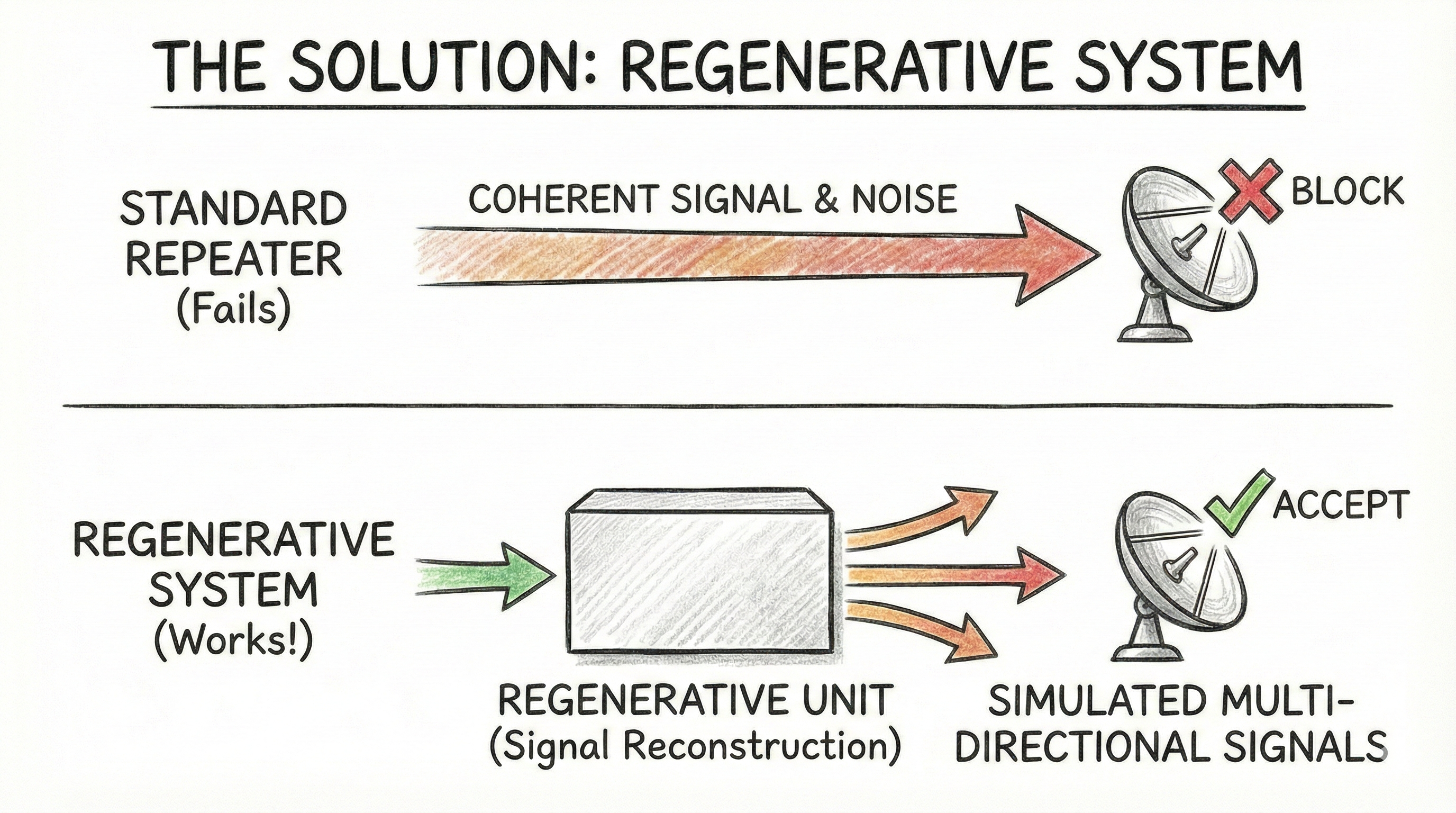 再生式转发系统