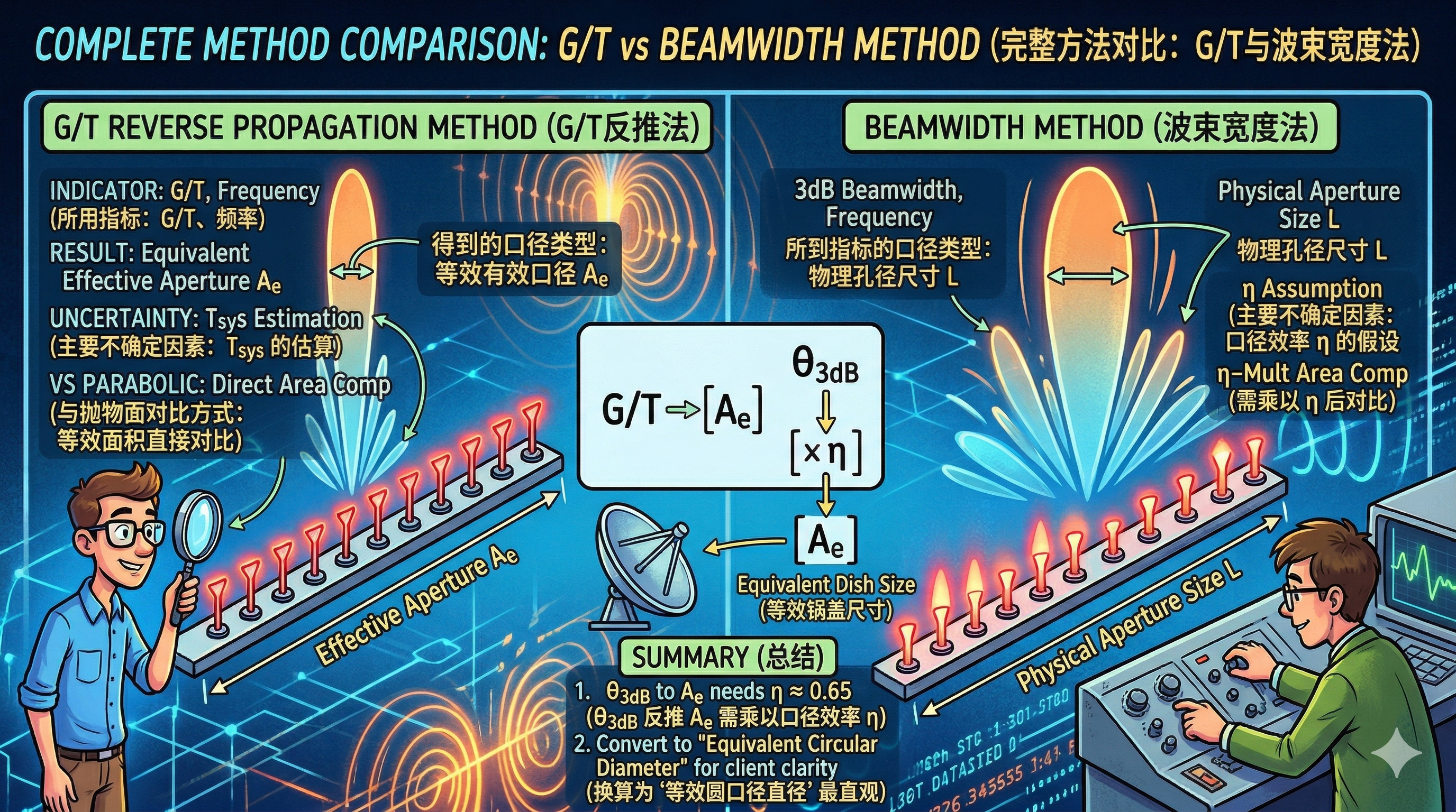 相控阵天线等效口径估算——从 3dB 波束宽度反推（下）